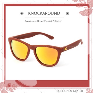 แว่นกันแดด Knockaround รุ่น Premiums : Premiums : Brown/Sunset Polarized