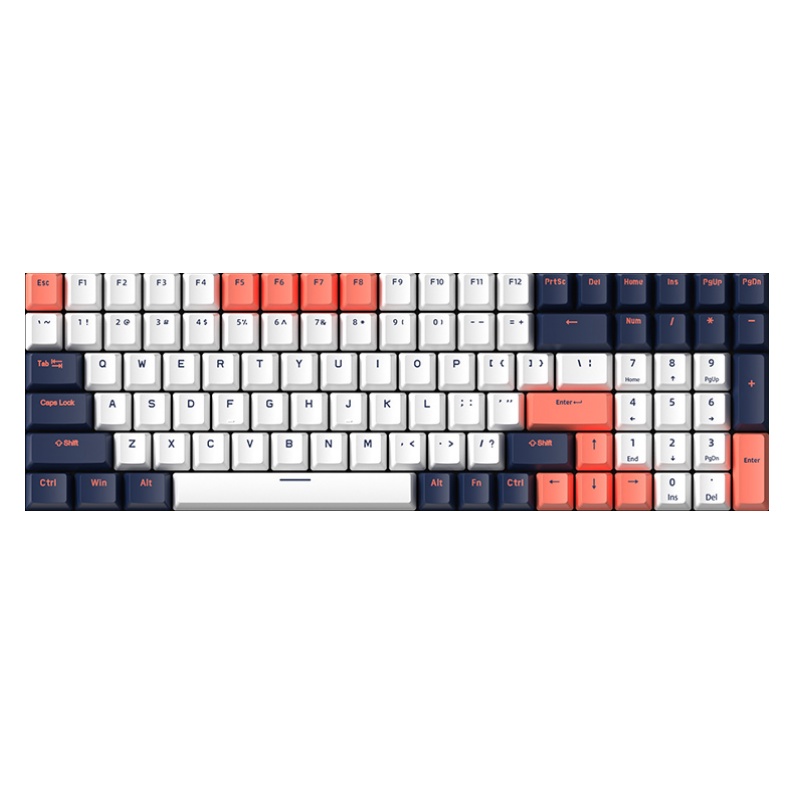 Gplanet colorful PBT keycaps for RK100 RK84 RK68 OEM profile คีย์แคป PBT สำหรับคีย์บอร์ด RK