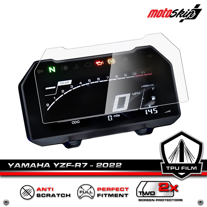 ฟิล์มกันรอยหน้าปัด YAMAHA YZF-R7 / 2022 PRO TPU Dashboard Protection Film