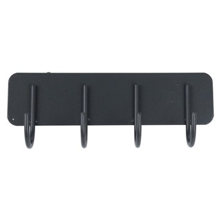 ตัวแขวนแบบ 4 ขอแขวน 20x4.5x7.5 ซม. สีเทาHOOK RACK (4) 20X4.5X7.5CM GRAY