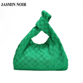 Jasmin NOIR กระเป๋าถือ กระเป๋าสะพายข้าง ผ้าฟาบริค เรียบง่าย สําหรับผู้หญิง