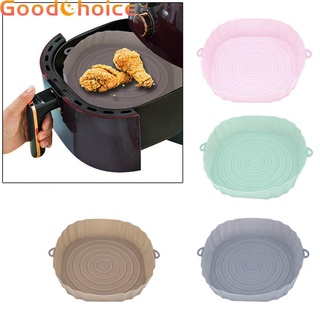 【Good】Air Fryer Silicone Pot -20°C To 220°C Food Grade Silicone Lower Diameter 18cm【Ready Stock】