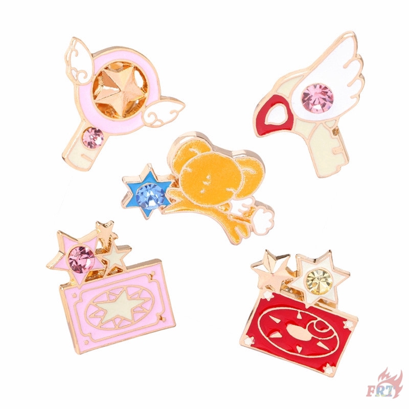 > Ready Stock < Card Captor Sakura Pins 1Pc Sakura Metal Collection Brooches Pins