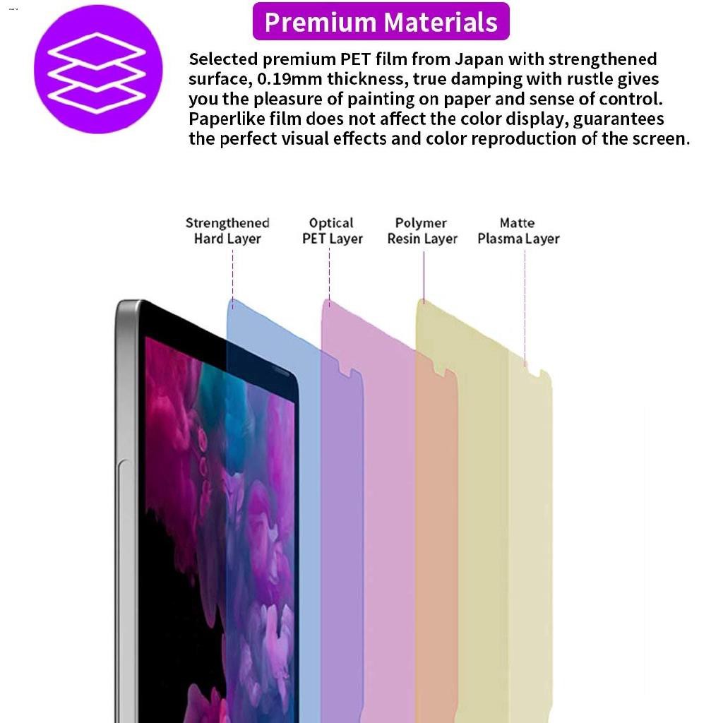 ☎Paperlike Screen Protector for Surface Pro 6 / 5 / 4 / 3 Surface Go