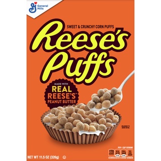 Peanut Butter Reeses Puffs 369 g/เนยถั่ว Reeses Puffs 369 ก