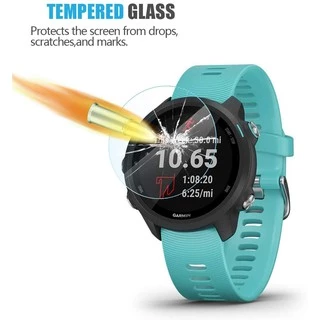 กระจก 2.5D - นาฬิกา Garmin Forerunner 245 / 245 Music แบบสุญญากาศ ฟิล์มกันรอย กระจกนิรภัย เต็มจอ - 2.5D Tempered Glass