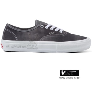 VANS AUTHENTIC SKATE DANIEL JOHNSTON RAVEN SNEAKERS สินค้ามีประกันแท้