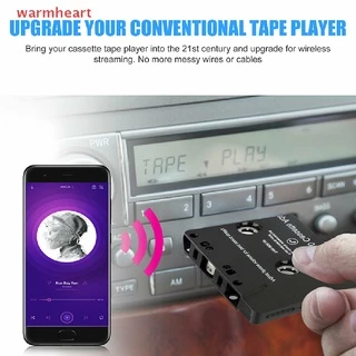(หัวใจที่อบอุ่น) อะแดปเตอร์เทปคาสเซ็ตสเตอริโอเครื่องเสียงรถยนต์บลูทูธ 5.0 ถึง สําหรับโทรศัพท์