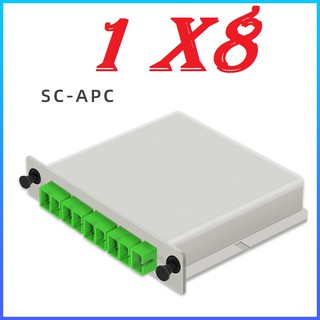 ราคาSPLITTER FIBER OPTIC SC/APC 1x8 (แบบกล่อง) อุปกรณ์สำหรับแยกแสงไฟเบอร์ออฟติก ชนิดหัวเชื่อมต่อแบบ SC/APC