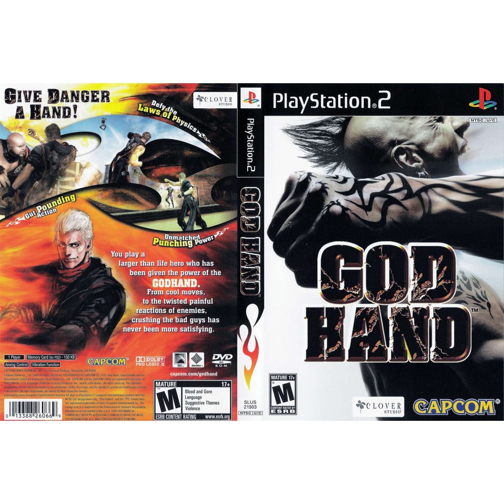 แผ่นเกมส์ PS2 God Hand   คุณภาพ ส่งไว (DVD)