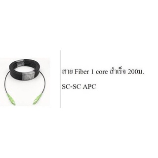 สาย Fiber 1 core สำเร็จ 200ม. SC-SC APC