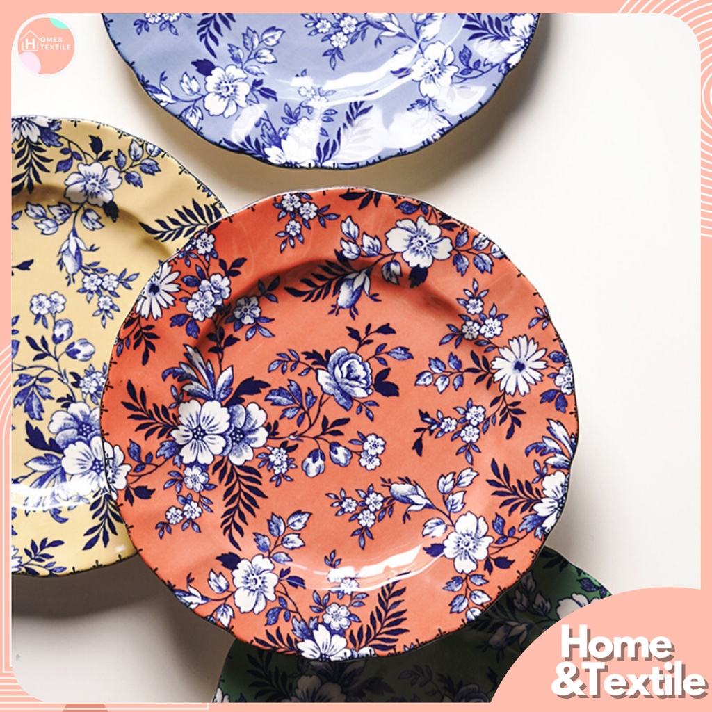 【พร้อมส่ง】จานเซรามิค | Johnson brothers Devon cottage 4สี