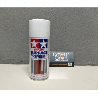 TAMIYA Fine Surface Primer L White*2 (สีสเปรย์รองพื้นขาว TS Spray DreamCraft Model)