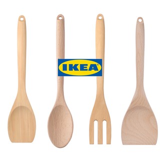 MADday-IKEA (ของแท้) ช้อน ช้อนไม้ ส้อม ส้อมไม้ ตะหลิว ตะหลิวไม้ ช้อนเสิร์ฟ ikea RÖRT มินิมอล