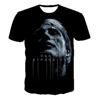 Streetwear Death Stranding Streetwear Sport Mens T-Shirt , Large Size Men Cotton Sweatshirt , Men Short Sleeve Cotton Gr