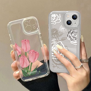 เคสโทรศัพท์มือถือ TPU ใส แบบนิ่ม ป้องกันเลนส์กล้อง สําหรับ OPPO A3S A36 A16 A93 A52 A55 A96 5G A53S Reno 4 SE 6 Pro 7 SE A53 A57 A72 A73 A31 A9 2020 A92S Find X5 Pro