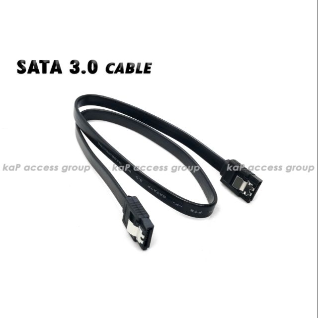 สาย SATA 3.0 สีดำเสียบ HDD COMPUTER และ เครื่องดีวีอาร์ DVR / NVR