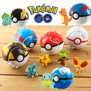 Takara Tomy Pokemon Pikachu Pokeball ของเล่นสําหรับเด็ก