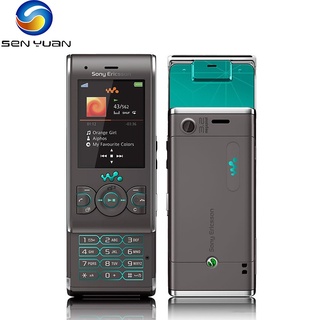 ของแท้ Sony Ericsson W595 2G 3G โทรศัพท์มือถือ ปลดล็อกแล้ว 2.2 นิ้ว วิทยุ FM กล้อง 3.15MP บลูทูธ สไลด์โทรศัพท์