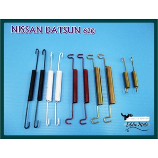 NISSAN DATSUN 620 SPRIKNG BRAKE SET (10 PCS.)  // ชุดสปริงเบรกหลัง สปริงเบรกหลังรถยนต์ สินค้าคุณภาพดี