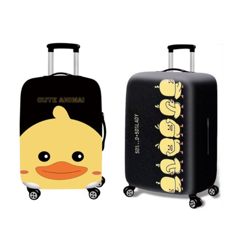 พร้อมส่งจากไทย 18-32 นิ้ว ผ้าคลุมกระเป๋าเดินทางแบบยืด ลายเป็ด