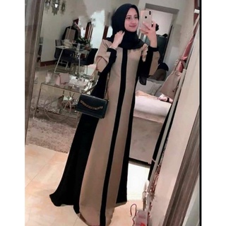 Abaya Black abaya Combination abaya gamis สําหรับผู้หญิง abaya ล่าสุด