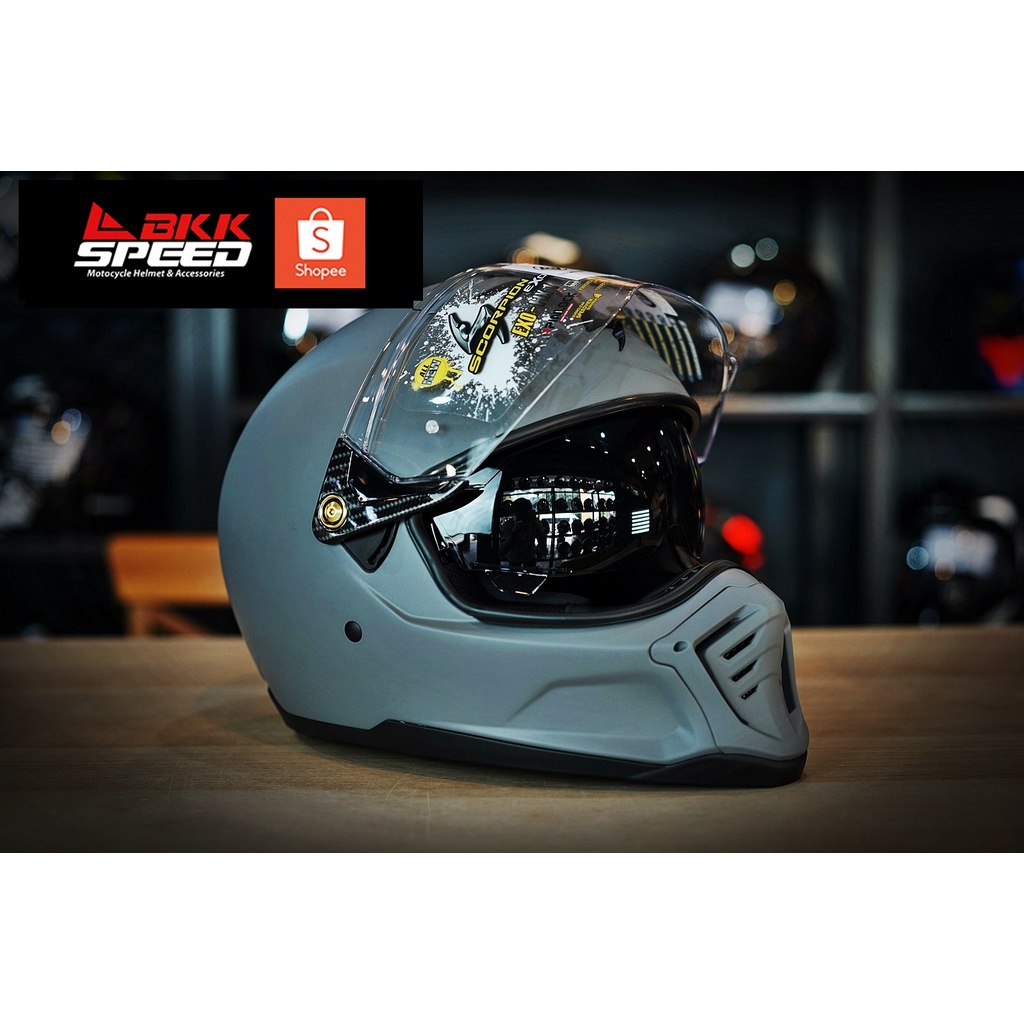 Scorpion EXO HX1 Cement Grey หมวกกันน็อคสาย street
