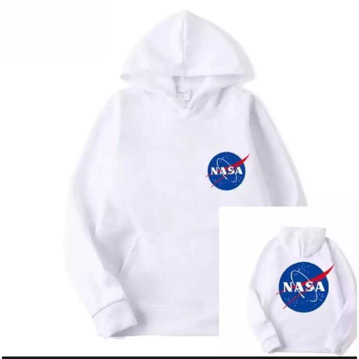 Nasa Logo Basic Premium Fulltag Hoodie Sweater Jacket & Distro Quality Label