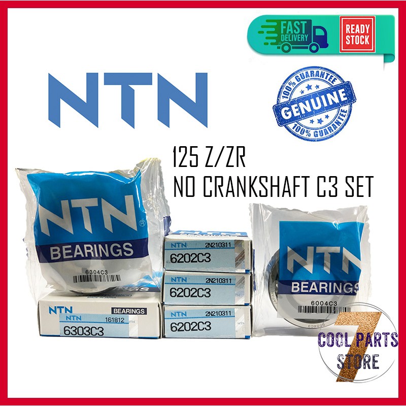 125 Z/ZR Yamaha Engine Bearing Set NTN Y125Z 125ZR Bearing C3 Set