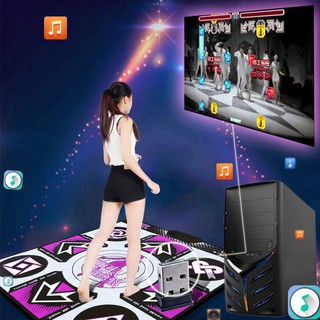 แผ่นเกมส์เต้นต่อคอม/โน๊ตบุค เล่น Pump it up ได้ สินค้าพร้อมส่ง แผ่นเต้นต่อคอมแบบไร้สาย