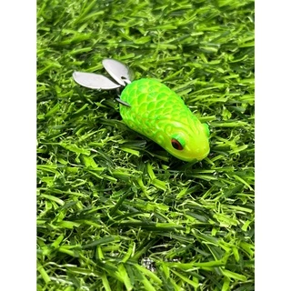 กบยาง 3.5 cm. ตัวเบ็ดเบอร์ 1 (กบยางเกล็ดมังกร)