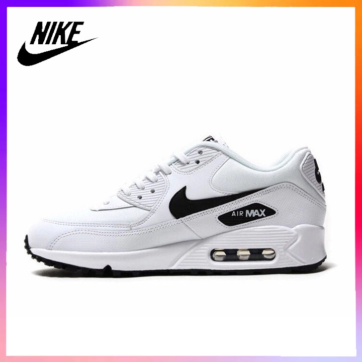 รองเท้า adidas แท้ รองเท้าผ้าใบสีขาว ของแท้อย่างเป็นทางการ Nike  AIR Max 90  รองเท้าผ้าใบผู้ชายและผู้หญิง