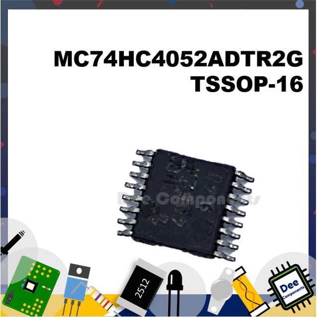 MC74HC4052A Switch ICs TSSOP-16  2-6V -55°C TO 125°C MC74HC4052ADTR2G onsemi / Fairchild 2-1-8