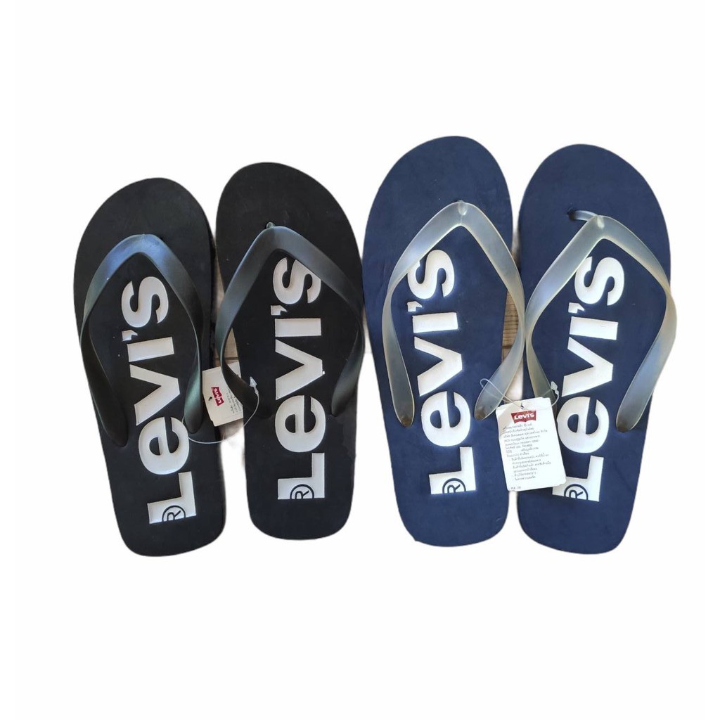 รองเท้าแตะชาย รองเท้าแบบคีบ แบรนด์ Levi’s ของแท้ Levi's Scuba Flip Flop สายหนีบแบบยาง