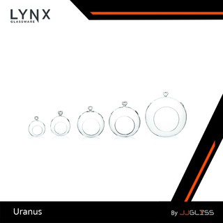 JJGLASS - (LYNX) Uranus - แจกันแขวน Terrarium ทรงกลม เนื้อใส