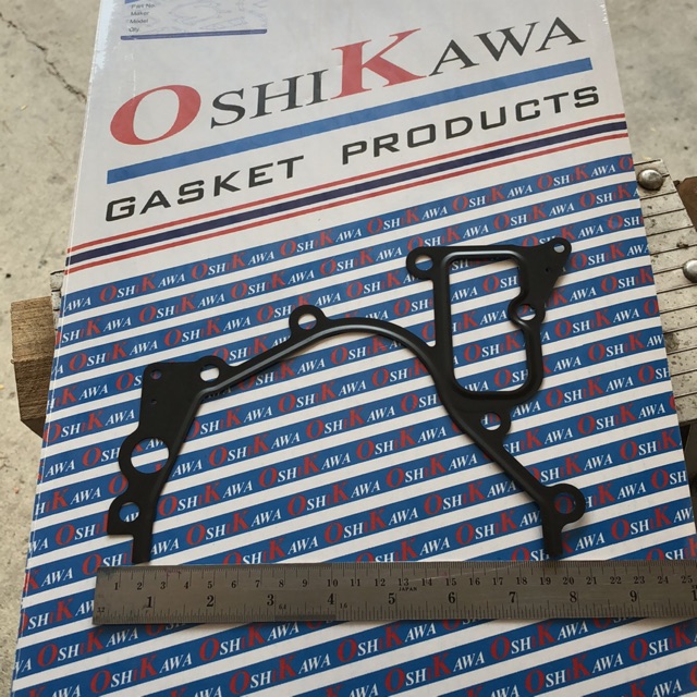 ปะเก็นฝาหน้า เครื่อง ตัวบน nissan ZD30 frontier 3.0L 押川製ガスケット工場、タイ製