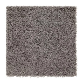 HAMPEN พรมขนฟู Rug, high pile 80*80 cm (เทา)