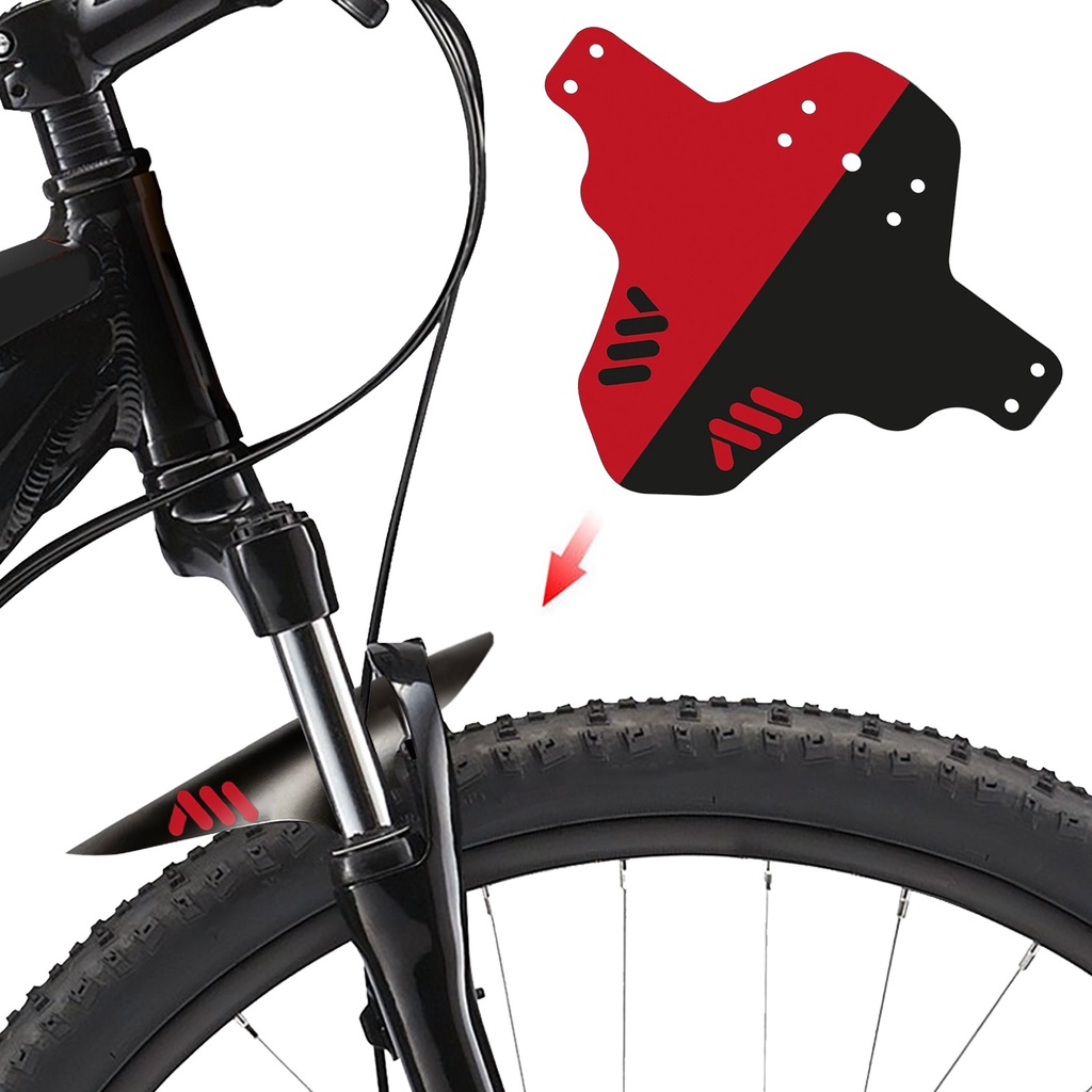 Bike Pannier Handlebar Bike Light Bike Bike Simple Folding Mountain Baffle Mudguard Rainguard Bicycl