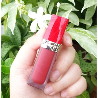 DIOR Rouge Dior Ultra Care Liquid Rouge Soin Flower Oil Liquid Lipstick 6ml  สี 966 ของแท้100%