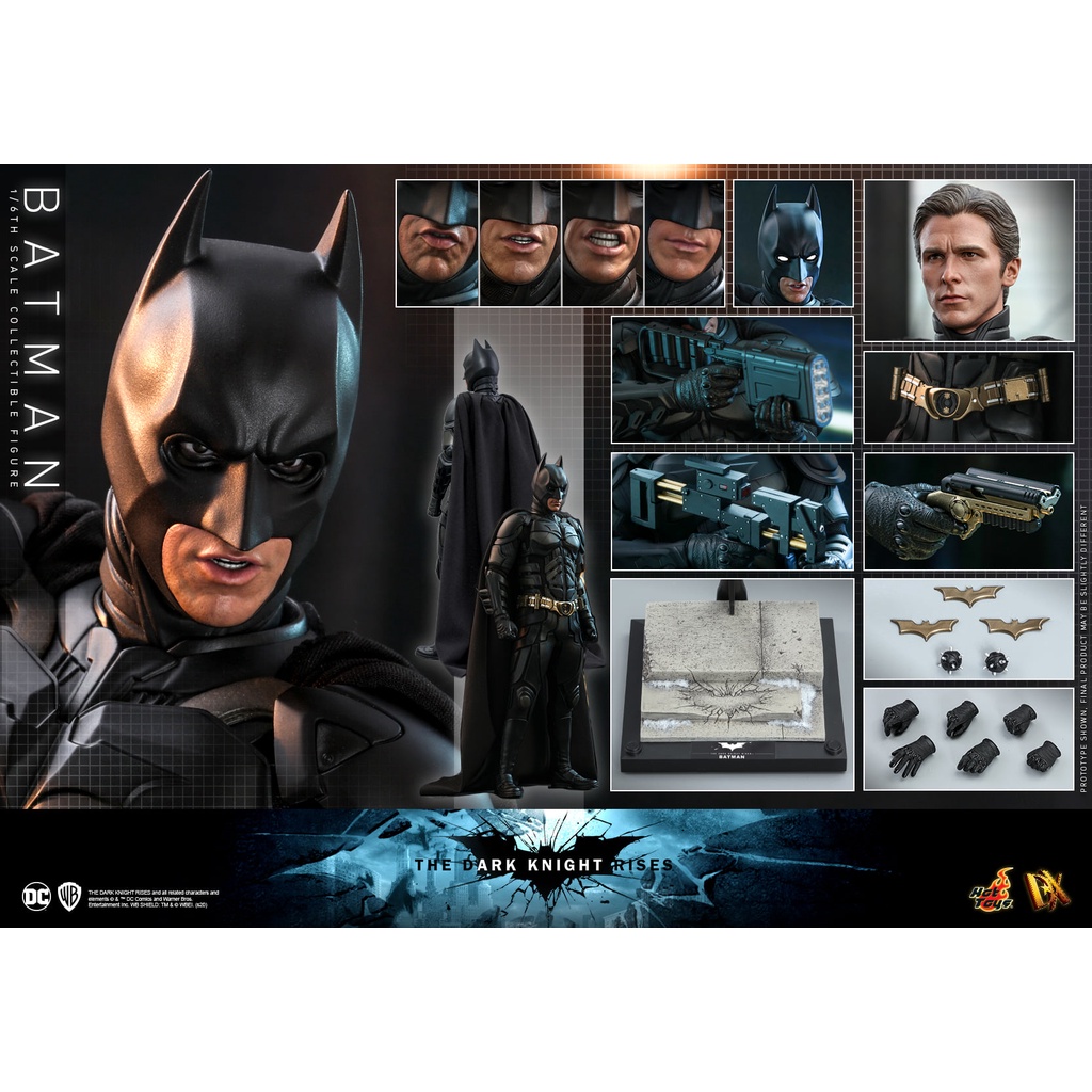 Hot Toys DX19 Batman Collectible Figure Bruce Wayne in The Dark Knight  Rises 1/6 Scale โมเดล ฟิกเกอร์ ของสะสม | Shopee Thailand