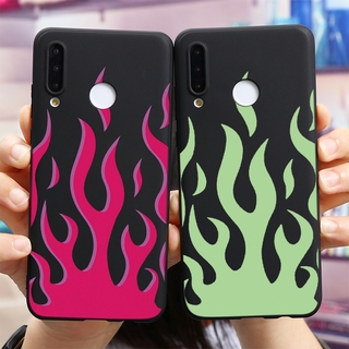 เคสโทรศัพท์มือถือ แบบนิ่ม ลายเปลวไฟ สีเขียว สีแดง สีชมพู สําหรับ Infinix Smart 6 Plus Note 12 G96 Hot 12 Play A60S S23 A49 A58 A37 S15 A57 A56 Pro A37 A36 P37 P36 Play Vision 1 Plus Vision 3 2 1 Pro