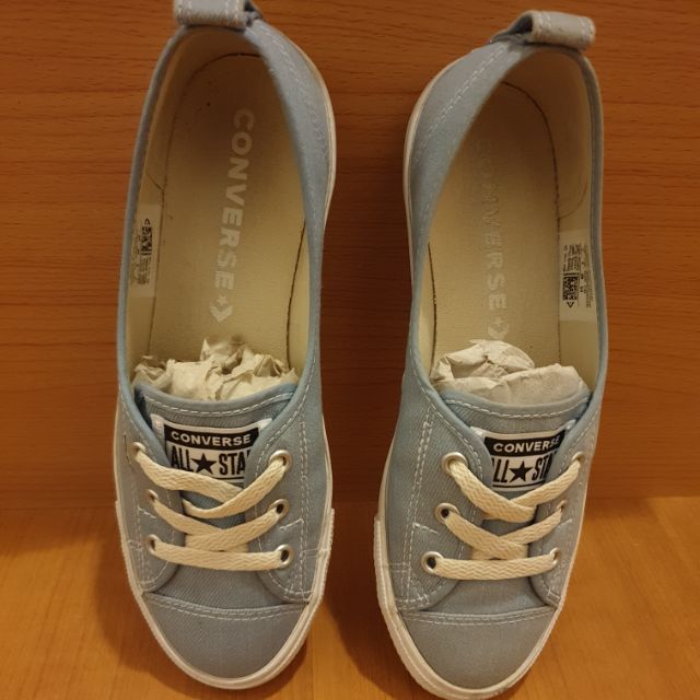 Converse รองเท้าผ้าใบ รุ่น All Star Ballet Lace Love Ox สี Light Blue