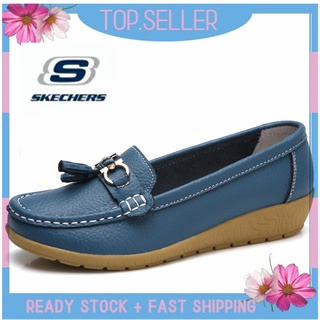 [พร้อมส่ง] *Skechers__go Walk Arch Fit รองเท้าแตะโลฟเฟอร์ ส้นแบน แบบสวม สําหรับผู้หญิง ผู้ชาย