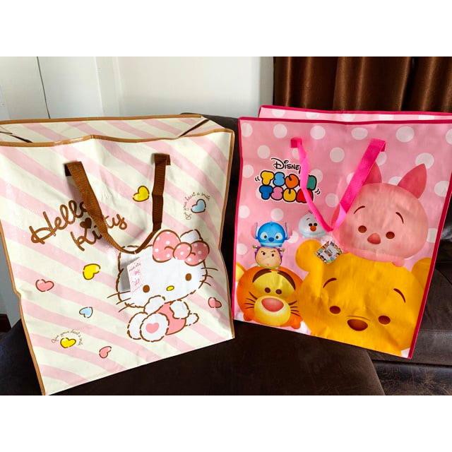 กระเป๋ากระสอบ ถุงกระสอบ L ไซร์ 66*30*56 cm. ลิขสิทธิ์แท้ ถุงใส่เสื้อผ้า ถุงใส่ผ้าห่ม ผ้านวม