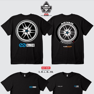 เสื้อยืด ลาย Karimake Rims Enkei RPF1 สําหรับยานยนต์S-5XL