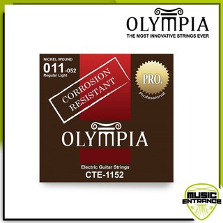 Olympia สายกีต้าร์ไฟฟ้า Coated Nickel Wound : 11-52