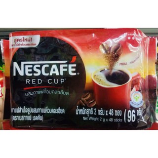 Nescafe เนสกาแฟเรดคัพ red cup ขนาด 2gx48 ซอง