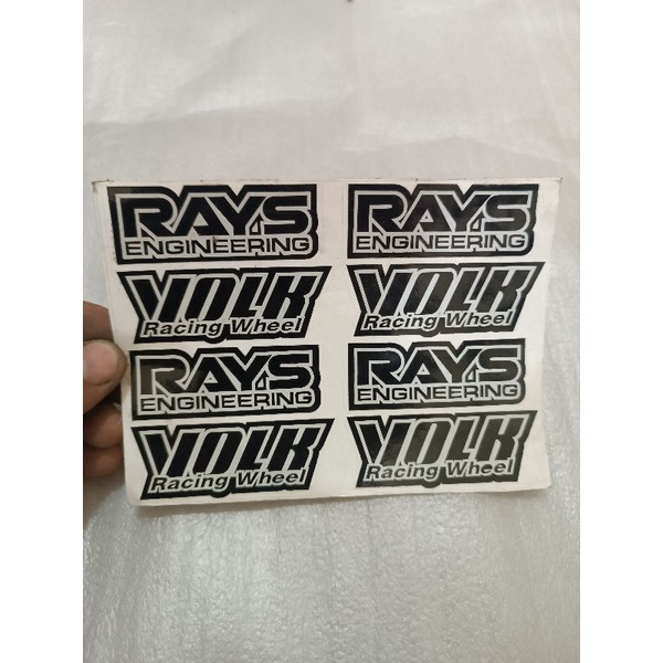 สติกเกอร์   แปะล้อ    TE37