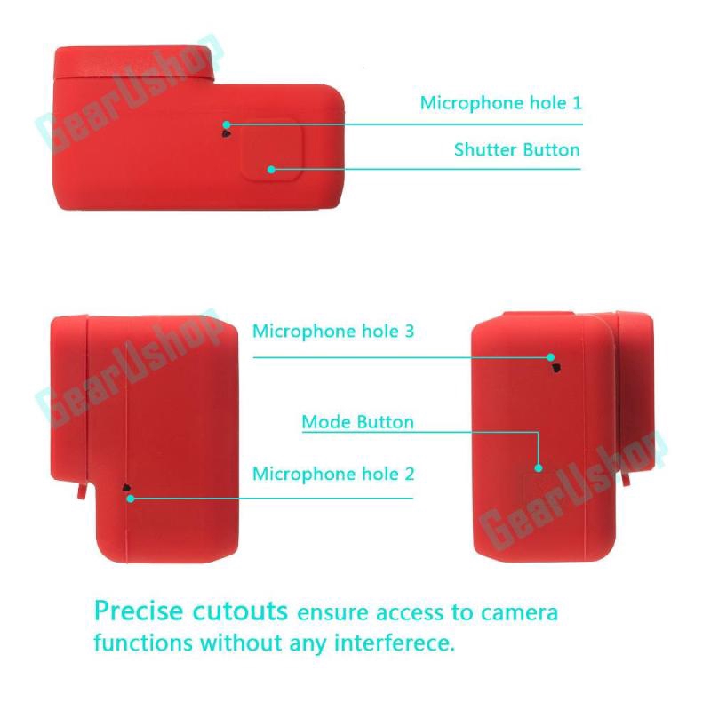 Soft Silicone Case with Lens Cover Cap Lens PET Screen Protector Film