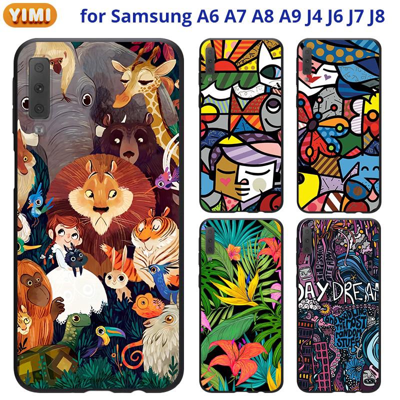 เคส SAMSUNG A22 A42 A50 A30S A50S A20S A21S J4+ J6+ J7+ J7 Prime Pro มือถือสำหรับเคสโทรศัพท์มือถือลายการ์ตูนสัตว์สําหรับ